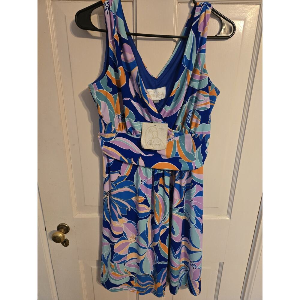 Pappagallo Tropical Floral Dress Women's Size S Nwt